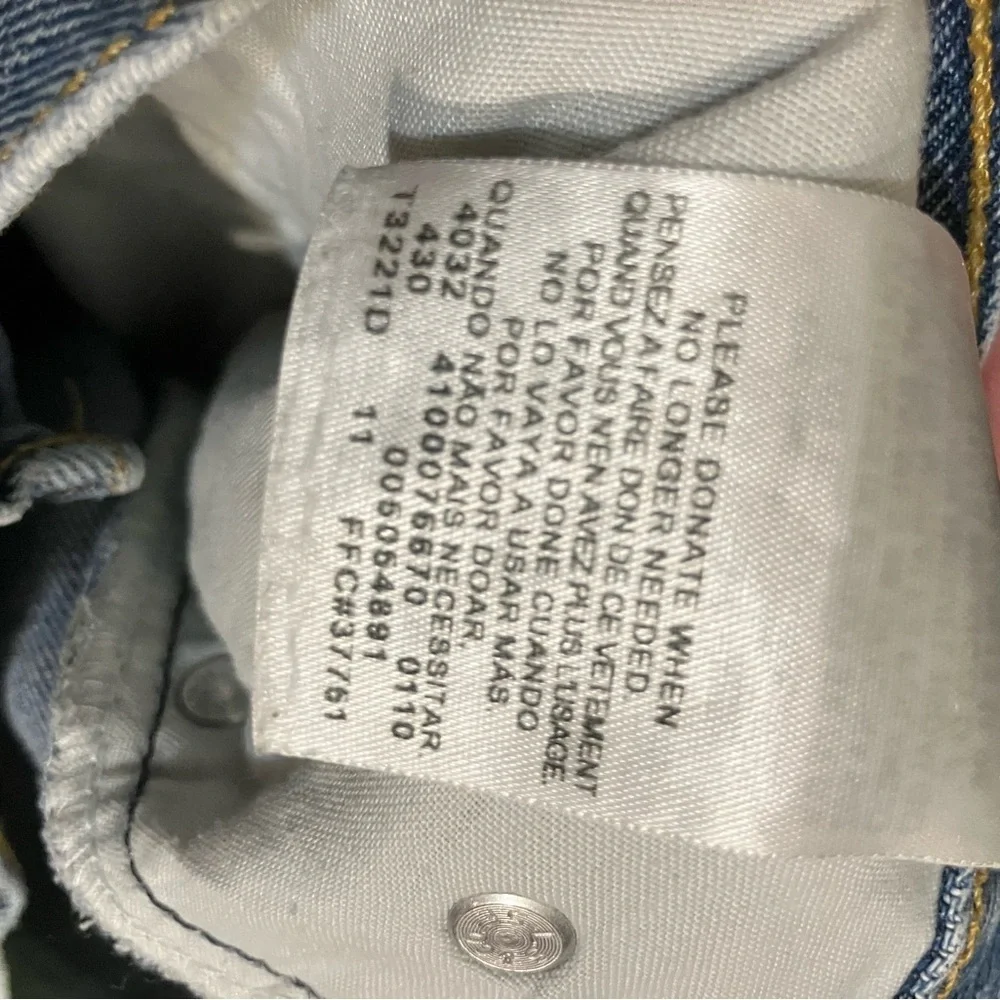 Levi’s 505 men’s 36 x 32   2010 stonewashed denim red tag regular fit